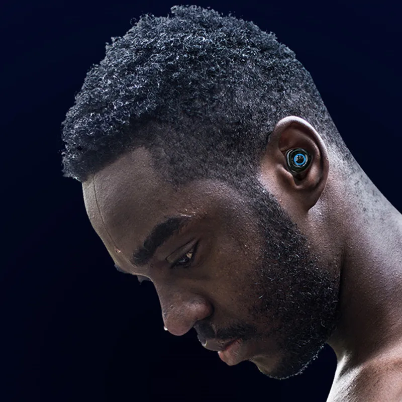 Настоящие беспроводные наушники T1 Bluetooth Премиум звук со светодиодным