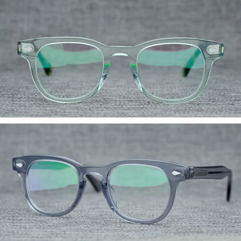 

Acetate Transparent Glasses Men Women Square Optical Eyeglass Frame Myopia Prescription Eyeglasses Frames Clear Lens Eyewear