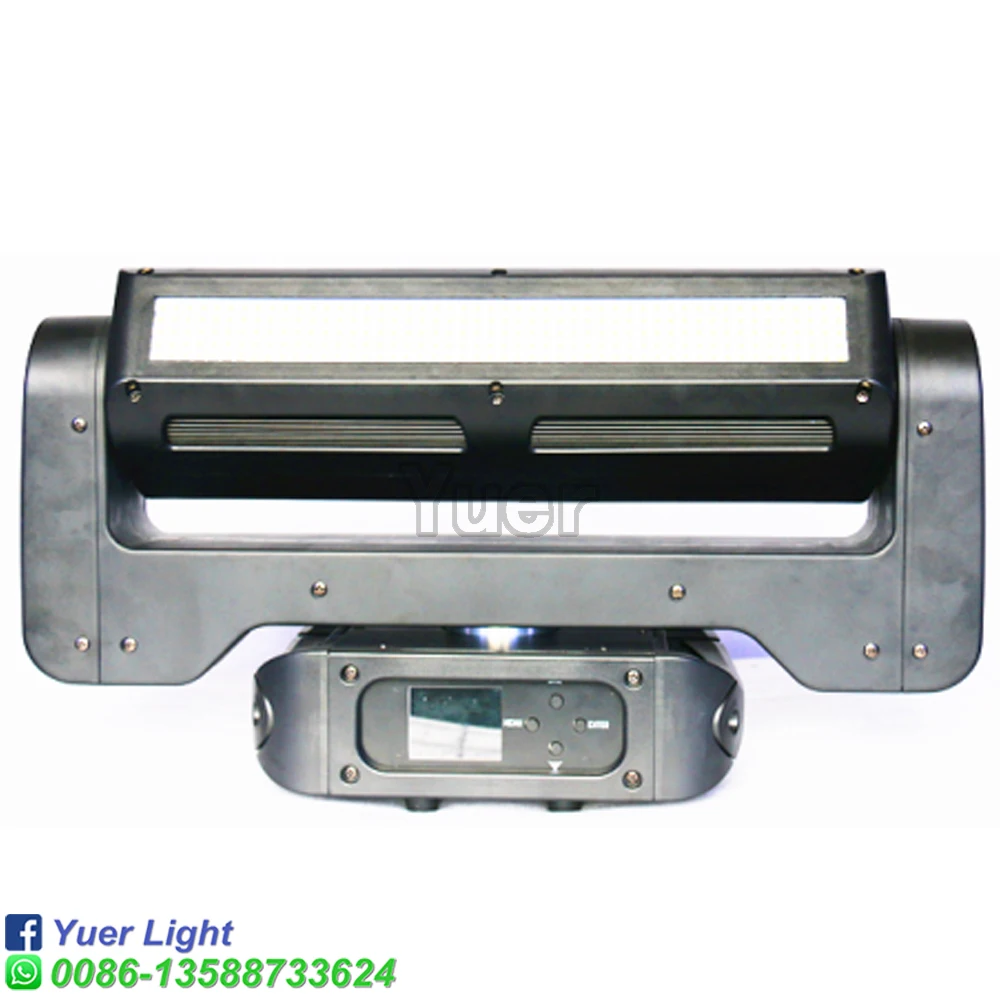 2Pcs/Lot High Quality DJ Disco Stage Rotation Moving Head Light 500X0.2W SMD 5050 RGB LED Double Strobe Light For Clube Party