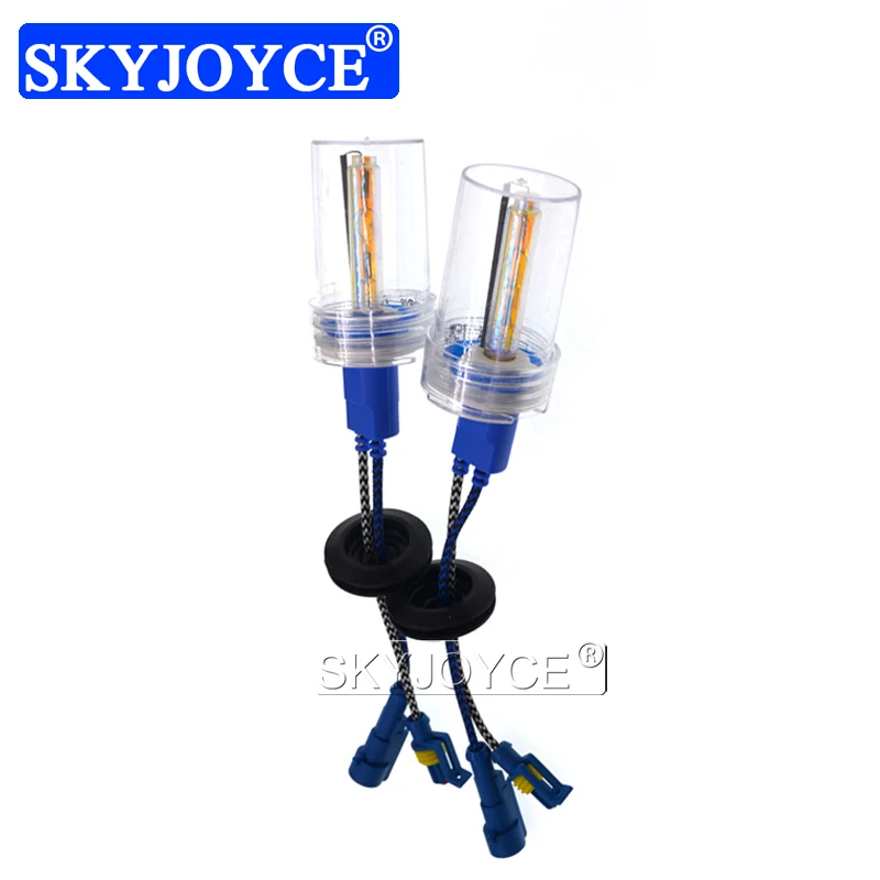 SKYJOYCE 1 Pair Ceramic 300W High Power 12V Car Headlight Bulbs Xenon H1 H3 H8 H11 9005 9006 D2H H7 HID Xenon Lamps 3000K-8000K (2)