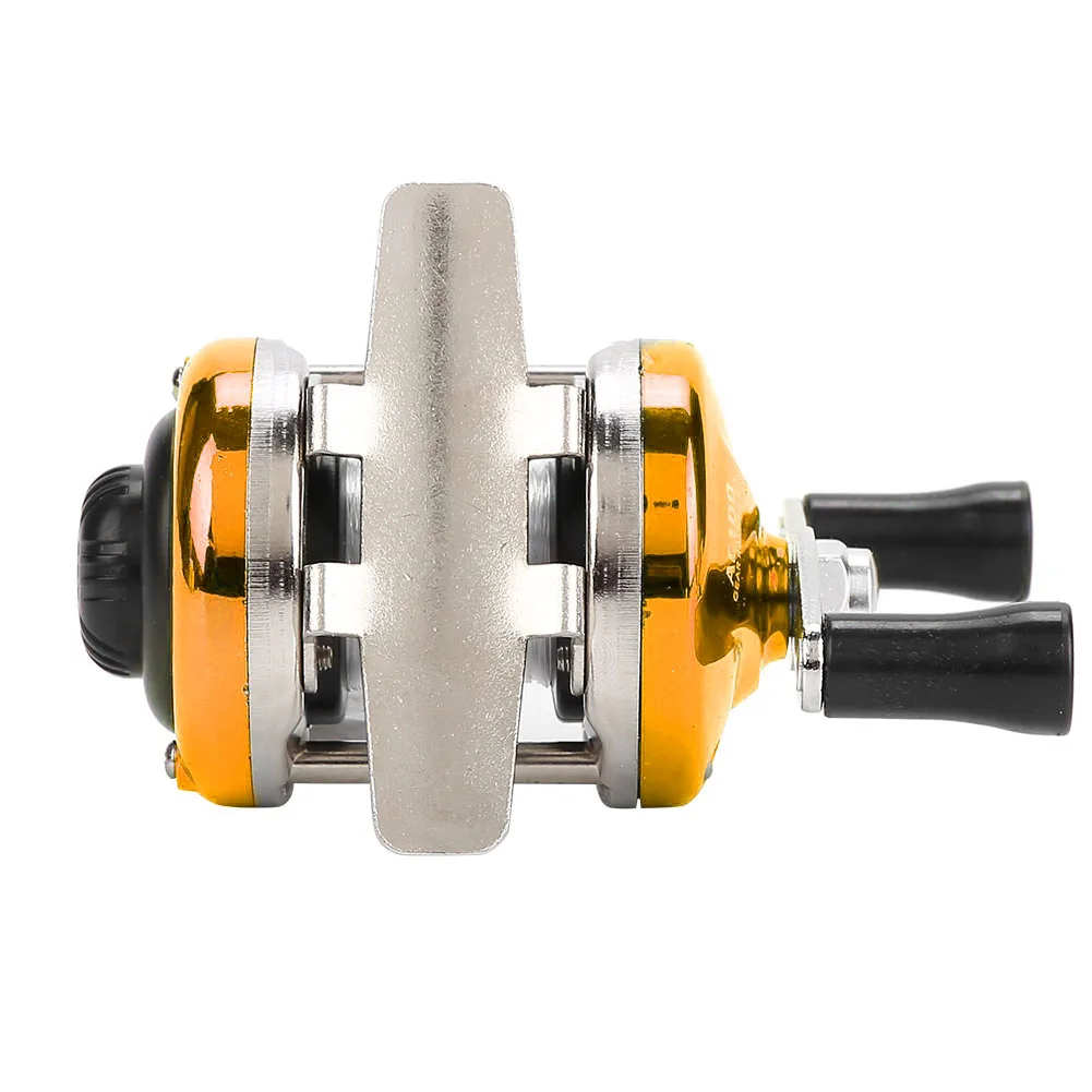 Mini Drum Fishing Weel Portable Winter Ice Fishing Reel Wheel with Wire Outdoor Casting Tackle Fishng Accessories