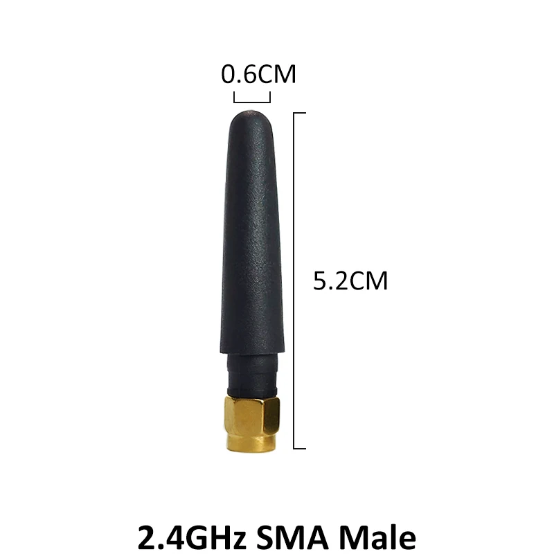 2pcs 2.4GHz antenna wifi SMA Male Connector 2~3dbi 2.4 ghz antena wi fi Small Size antenne white wi-fi antenas antennas router