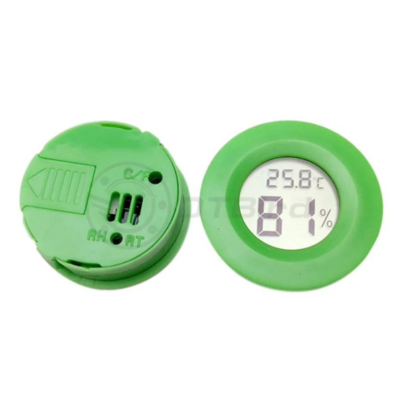 1 шт. Мини ЖК Цифровой термометр гигрометр холодильник тестер морозильника температура измеритель влажности детектор ПЭТ Авто Термостат - Цвет: green