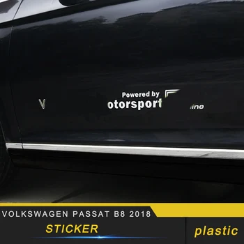 

For Volkswagen Passat B8 2018 Car Styling Door Gate Side Emblem Badge Trim Sticker Exterior Accessories