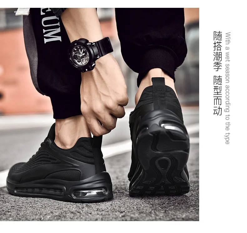 Профессиональная Мужская обувь для бега на воздушной подушке; zapatillas hombre Deportiva; мужские Дышащие Беговые кроссовки на шнуровке; Мужская Спортивная обувь