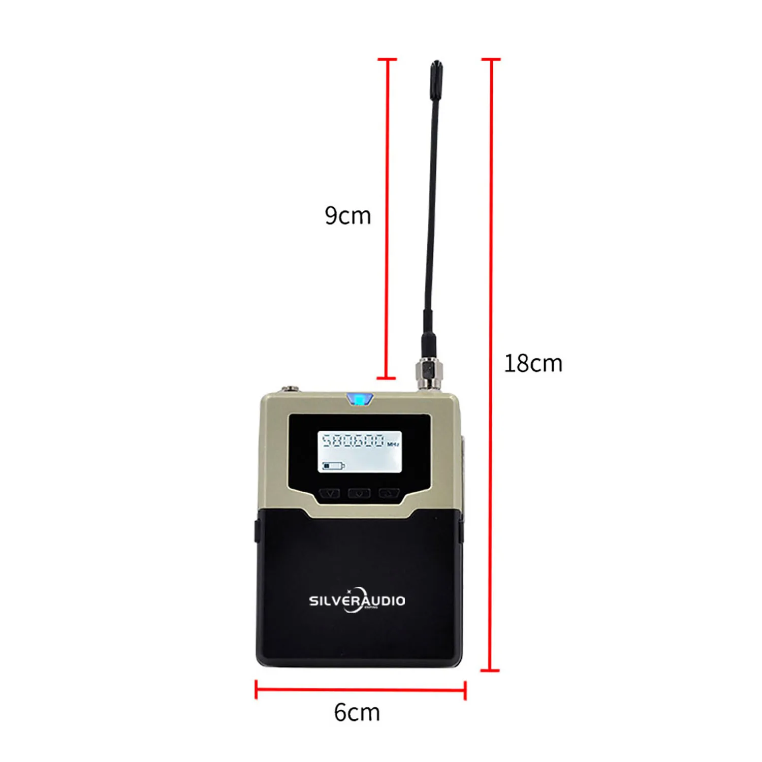 dispositivo estéreo para bodypack