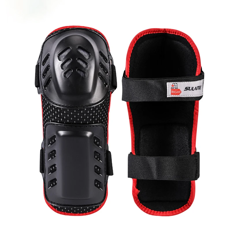 

Motorcycle Stainless Steel Anti-fall Elbow Knee Pads Armour Shin Guards Protective Gear Riding Off-Road Motocross Outdoor Sport