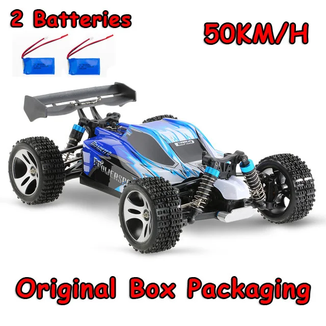 A959 50KM H 2battery Распродажа Wltoys A959 50 км/ч n A959-B 70 км/ч 2,4 г 4CH Высокоскоростной Rc автомобильный скоростной гоночный автомобиль ударопрочный каучук внедорожный - Цвет: A959 50KM H 2battery
