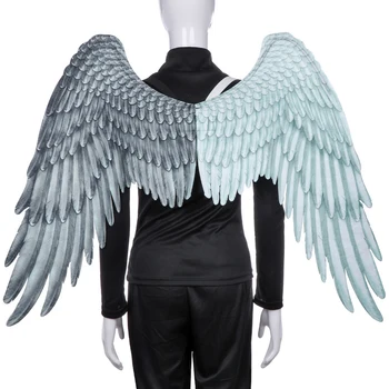 

Halloween Carnival Party Props Non-woven Adult Cosplay Wing Large Black White Angel Wings NEW