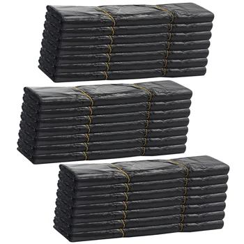 

50 Pcs Garbage Bags Disposable Thicken Rubbish Bags (Black, 50 x 75)