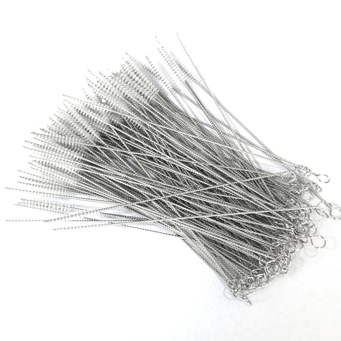 Горячая XD-100Pcs/лот соломенные щетки для многоразового использования пластиковые соломинки экологически чистая соломенная щетка из нержавеющей стали 17,5 см подходит для 6 мм диаметр