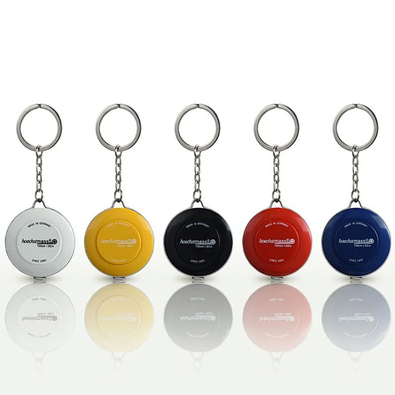 

1pc Tape measure 1.5m Candy Color Keychain Retractable Ruler Centimeter/Inch Tape Measure Mini Ruler Cute Design
