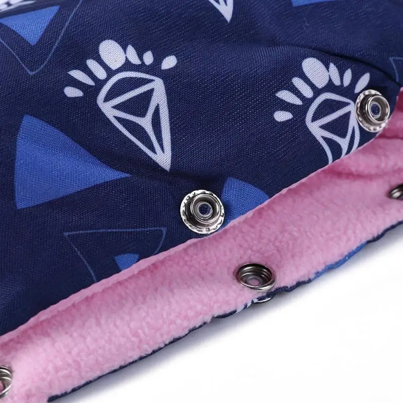 Варежки на коляску ручная практичная Классическая нежная текстура прочная муфта Водонепроницаемая детская коляска рукавица детская коляска уличная перчатка
