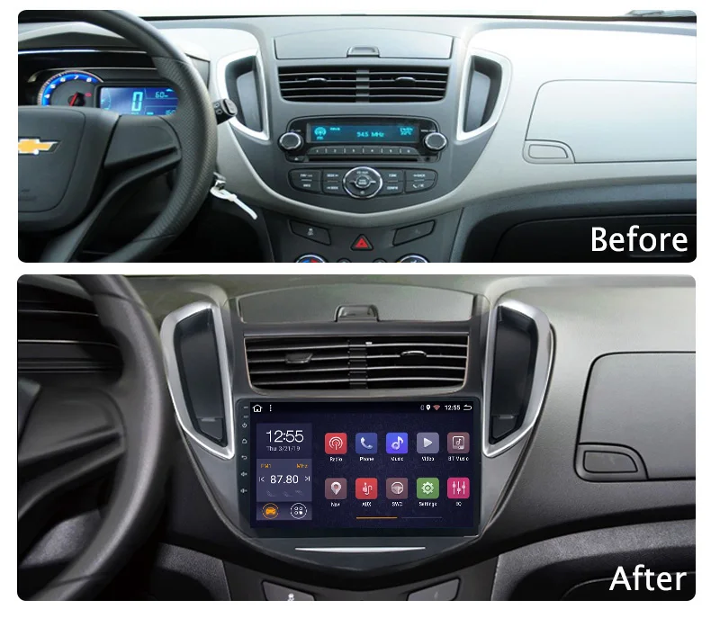 Clearance 2G RAM 32G ROM 9 inch Android 8.1 car multimedia system For Chevrolet Trax 2014-2016 gps radio navigation 1