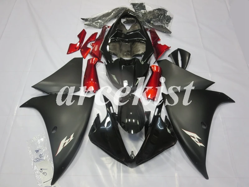 Литья под давлением ABS Обтекатели комплект подходит для YAMAHA YZF-R1 2009 2010 2011 2012 2013 09, 10, 11, 12, 13, 14, тело в сером цвете