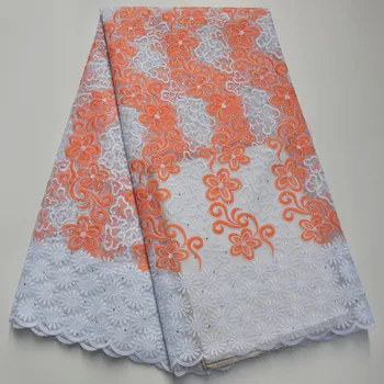 

African Lace Fabric 2019 Milk Silk Lace Stones Nigerian Laces Fabric High Quality French Tulle Lace Fabric For Women VC5-2