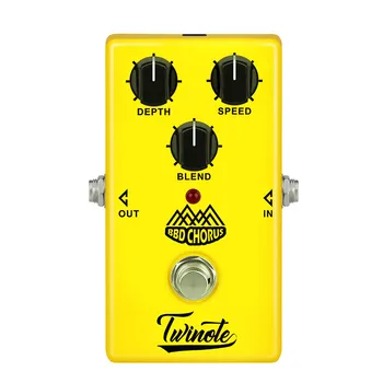 

1pcs Electric Guitar Effect Pedal Chorus Low Noise Overload effector BBD True Bypass Guitarra Effect Pedal guitar accessories