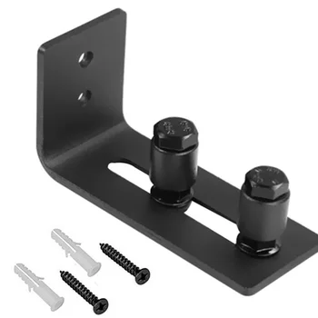 

New Adjustable Carbon Steel Floor Guide For Sliding Barn Door Sliding Door Fittings Mechanism Sliding Track Furniture Fittings