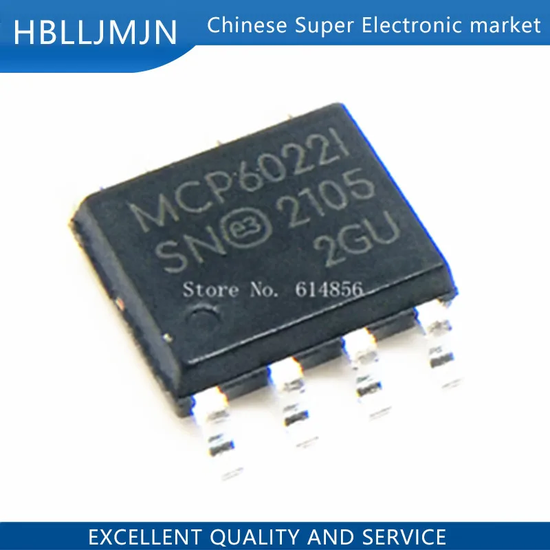 5 шт. SN MCP6022-I S MCP6022 SOP-8 | Электронные компоненты и принадлежности