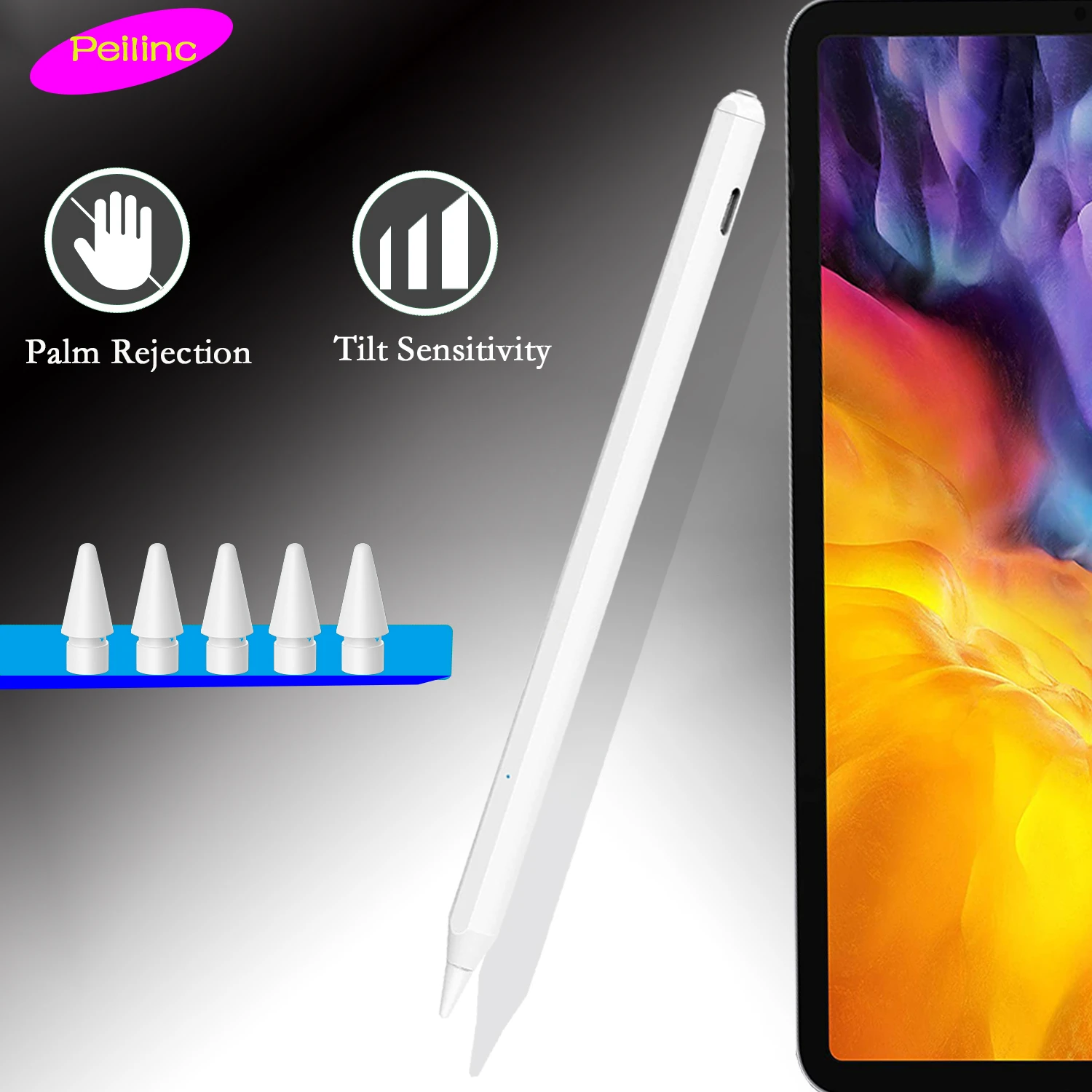 For Ipad Pencil Stylus Pen For Ipad Pro 2021 Sensitivity Tilt Palm Rejection For Apple Pencil Abs Material 2021 Model Tablet Touch Pens Aliexpress