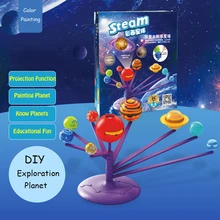 Jouets éducatifs Montessori pour bébé, projecteur de dessin pour enfants, bricolage, dessin d'étoiles, jouets en forme de couleur, jeux éducatifs pour enfants