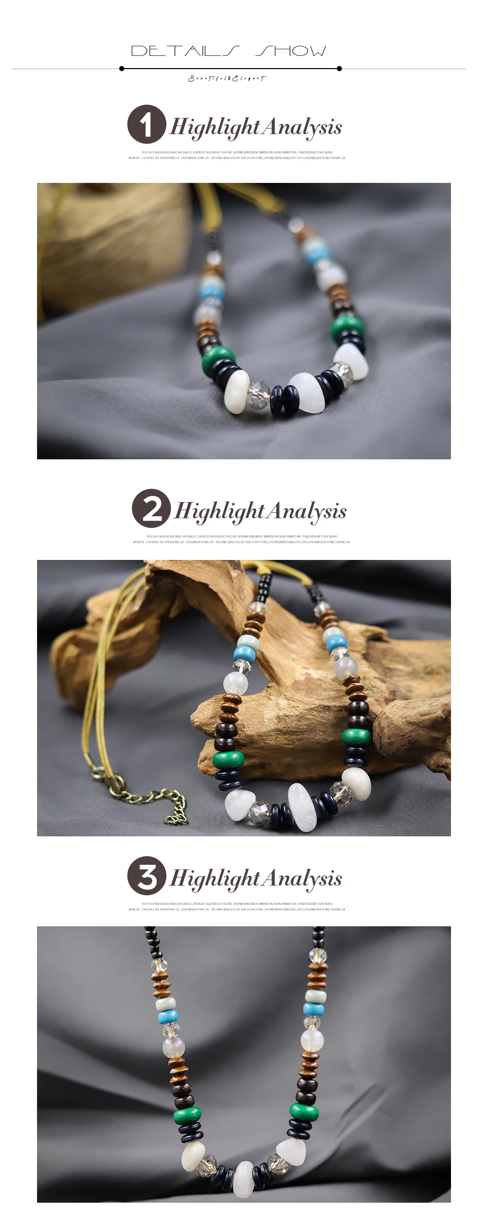 Collar de cadena larga Vintage con de colores, colgantes de joyería para mujer, artículos decorativos góticos de moda 2023| colgantes| - AliExpress