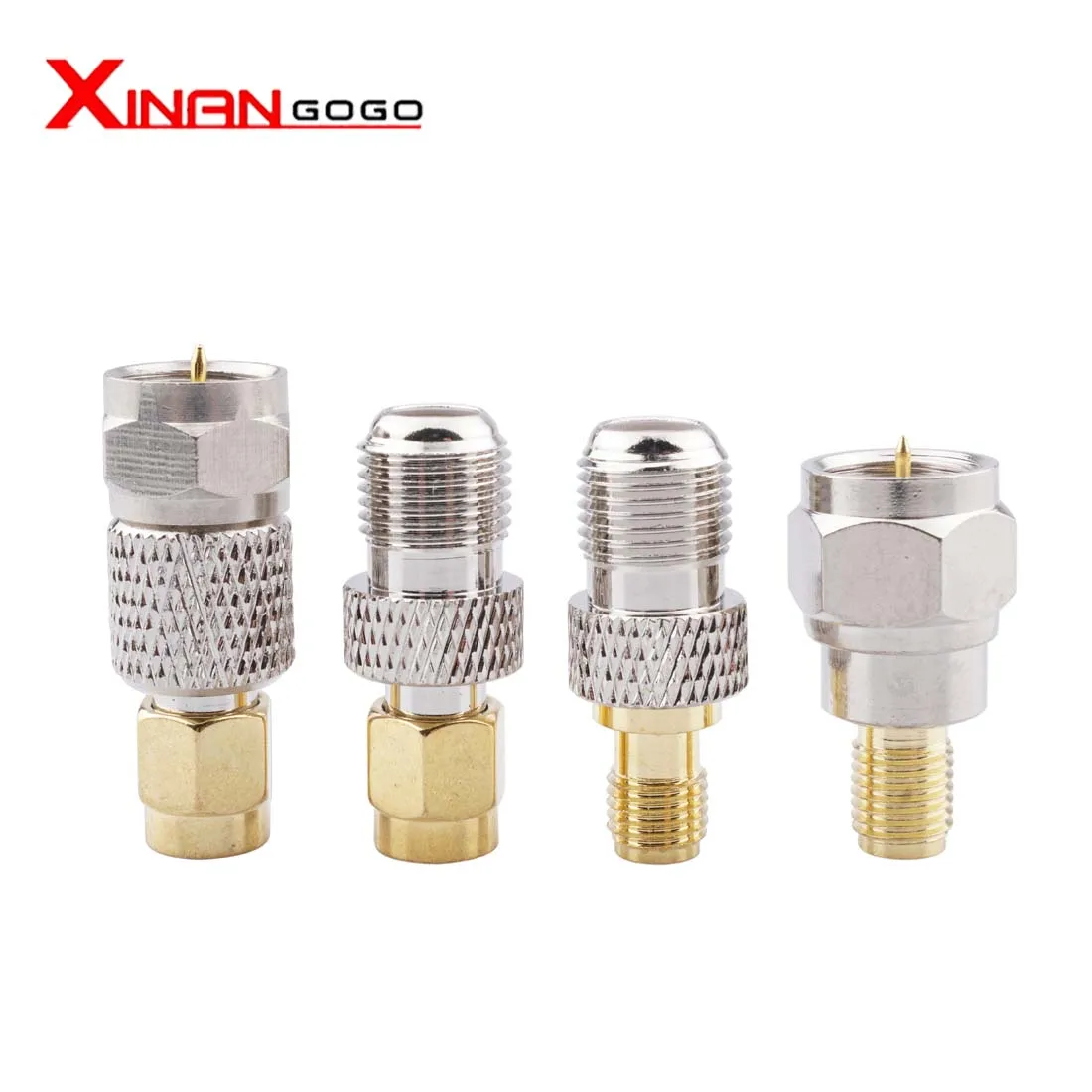 

Xinangogo 2pcs F to SMA Male Female Adapter F Type To SMA Connector RF Coaxial Adapter