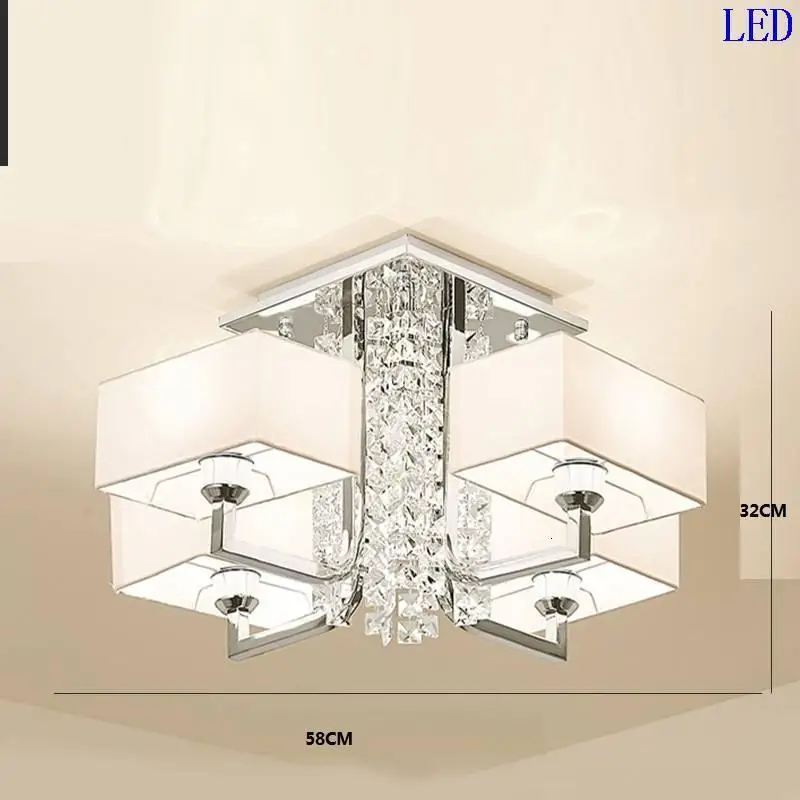 Плафон де Colgante Moderna Lampen современная лампа для гостиной кристалл Lampara Techo Plafonnier Plafondlamp потолочный светильник