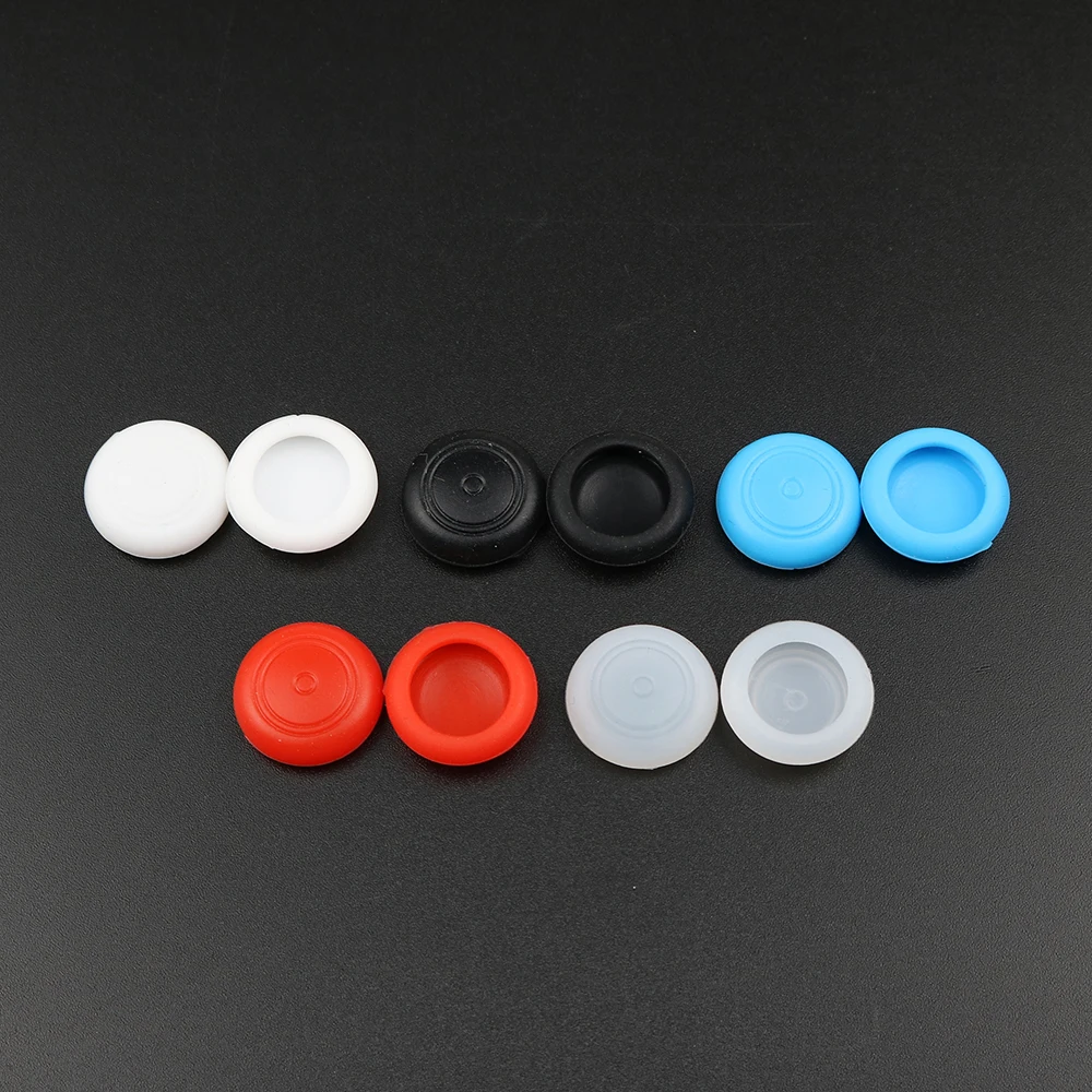 YuXi 2pcs/lot Silicone Analog Thumb Grips Caps for Nintend Switch Controller Sticks Skin For NS Joycon Thumb Cap
