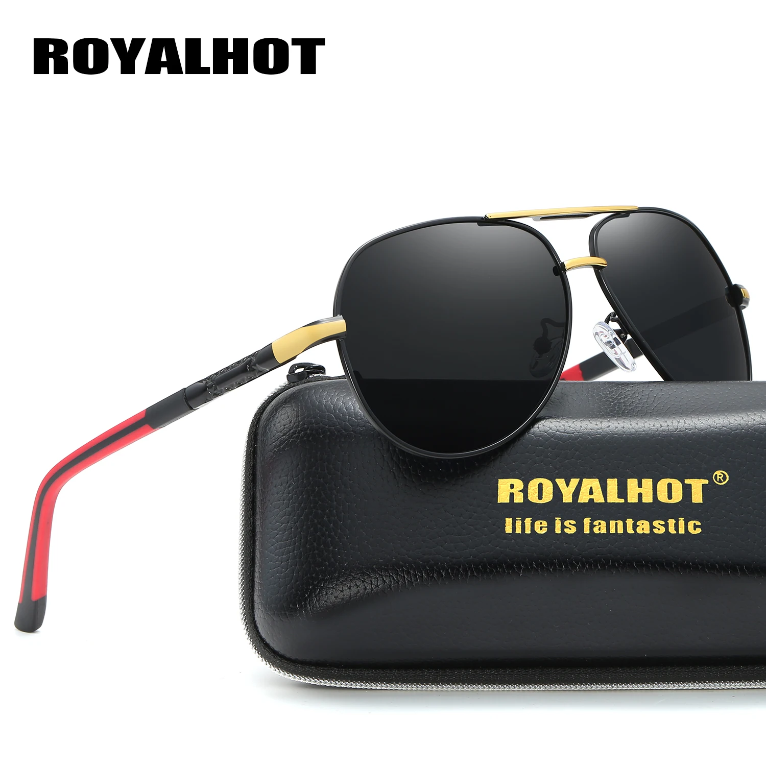 RoyalHot, мужские, женские, поляризационные, алой, овальная, Классическая оправа, солнцезащитные очки, для вождения, солнцезащитные очки, оттенки, Oculos masculino, мужские, 900170