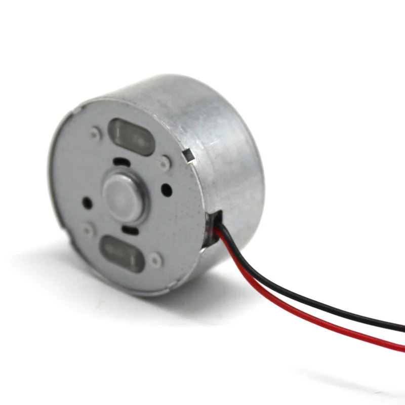 Микро-RF-300CA RC-300 DC 5V 3 V-6 V 13000 об/мин мини 24 мм круглый Электрический двигатель 2 мм Длинный вал DIY Солнечная тест вентилятор
