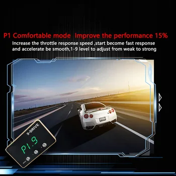 

1set 9 Drive Electronic Throttle Controller Pedal Accelerator Green LCD For KIA Cerato ACCENT ILoad VELOSTER SONATA HB20