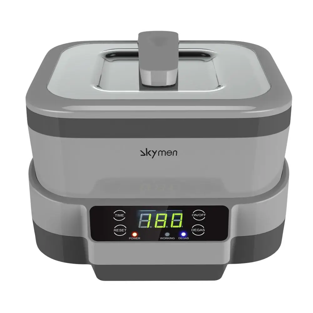 Digital Ultrasonic Cleaner  Baskets Jewelry Watches Dental 1.2L 70W 40kHz  220V/110V Cleaner Bath Ultrasound
