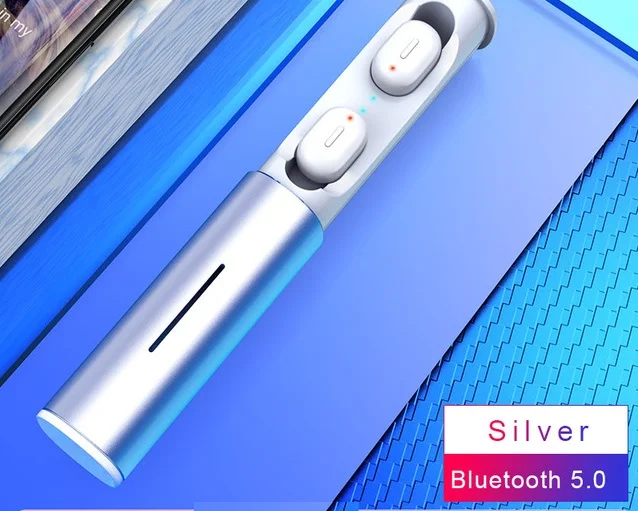 white Беспроводные Bluetooth наушники V5 водонепроницаемые HIFI наушники с микрофоном портативные для Apple iPhone Android Windows XiaoMI HuaWei - Цвет: white