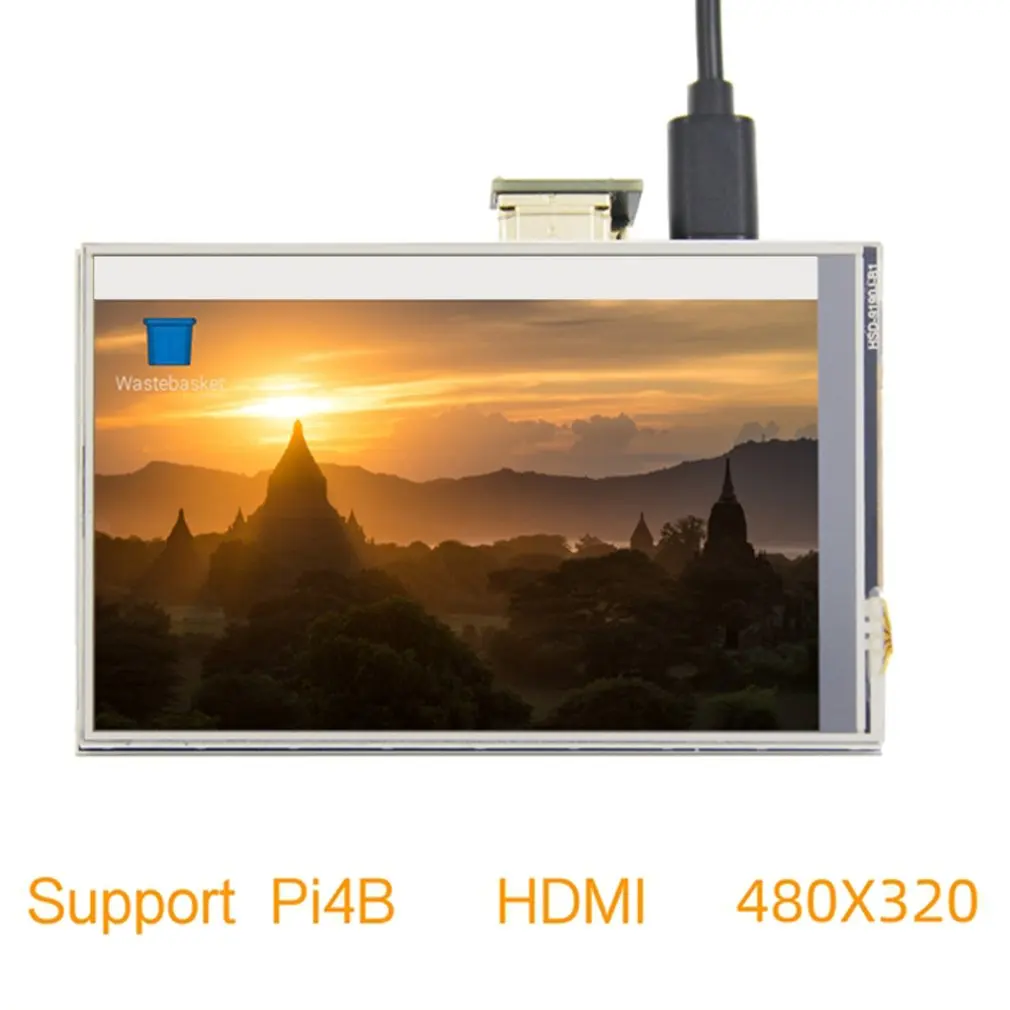 ЖК-модуль 4,0 дюймов pi TFT 4,0 дюймов резистивный сенсорный экран 4,0 дюймов ЖК-экран модуль HDMI интерфейс для Raspberry pi