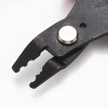 

Professional Beading Jewelry Pliers Carbon Steel Crimper Crimp Beads Hand Tool L4ME