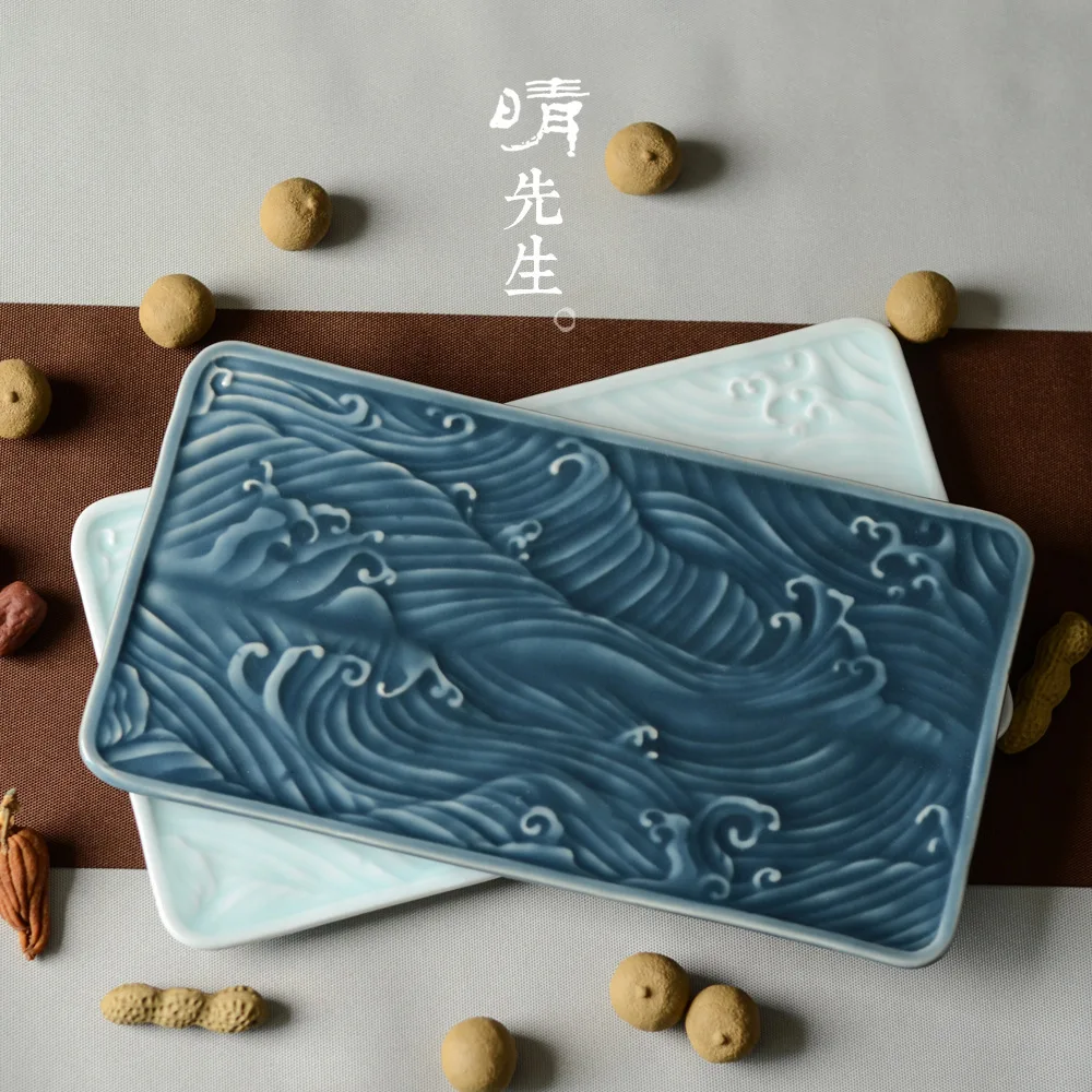 

Jingde The Whole Day Type Sea Wave Tray Pendulum To Fake Something Antique Manual Pot Bearing To Fake Something Antique Manual