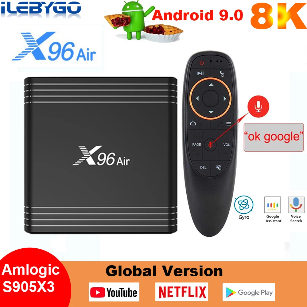 ТВ приставка X96 Air Android 9 0 4 + 64/32 ГБ 4K 24 к/с|ТВ-приставки и медиаплееры| |
