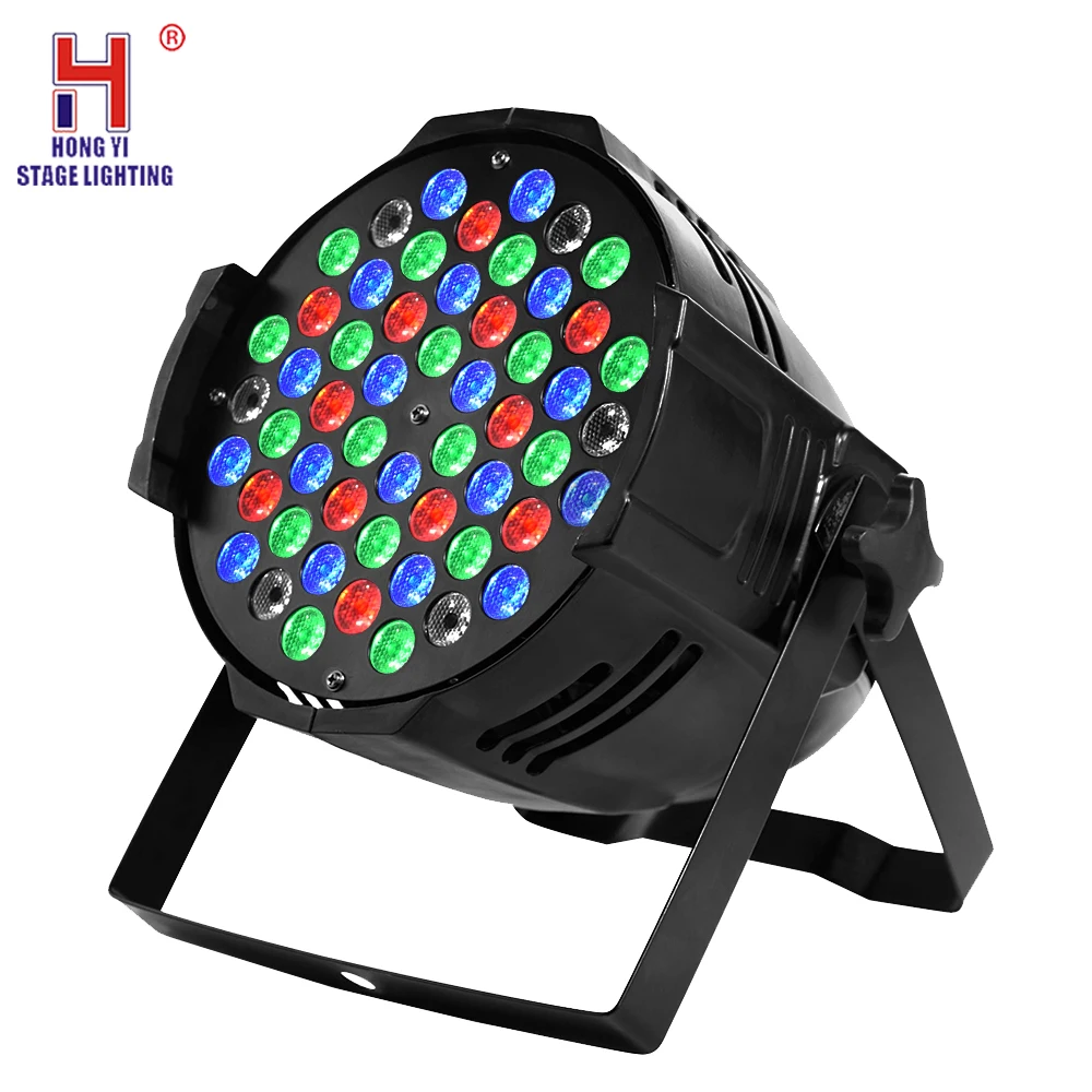 Светодиодные лампы 54x3 w par light RGBW wash с эффектом DMX 512 контроллер высокой яркости для dj освещение для вечеринки