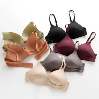 

Women Push Up Bralette Cozy Seamless Padded Bras Underwear Brassieres Female Bra