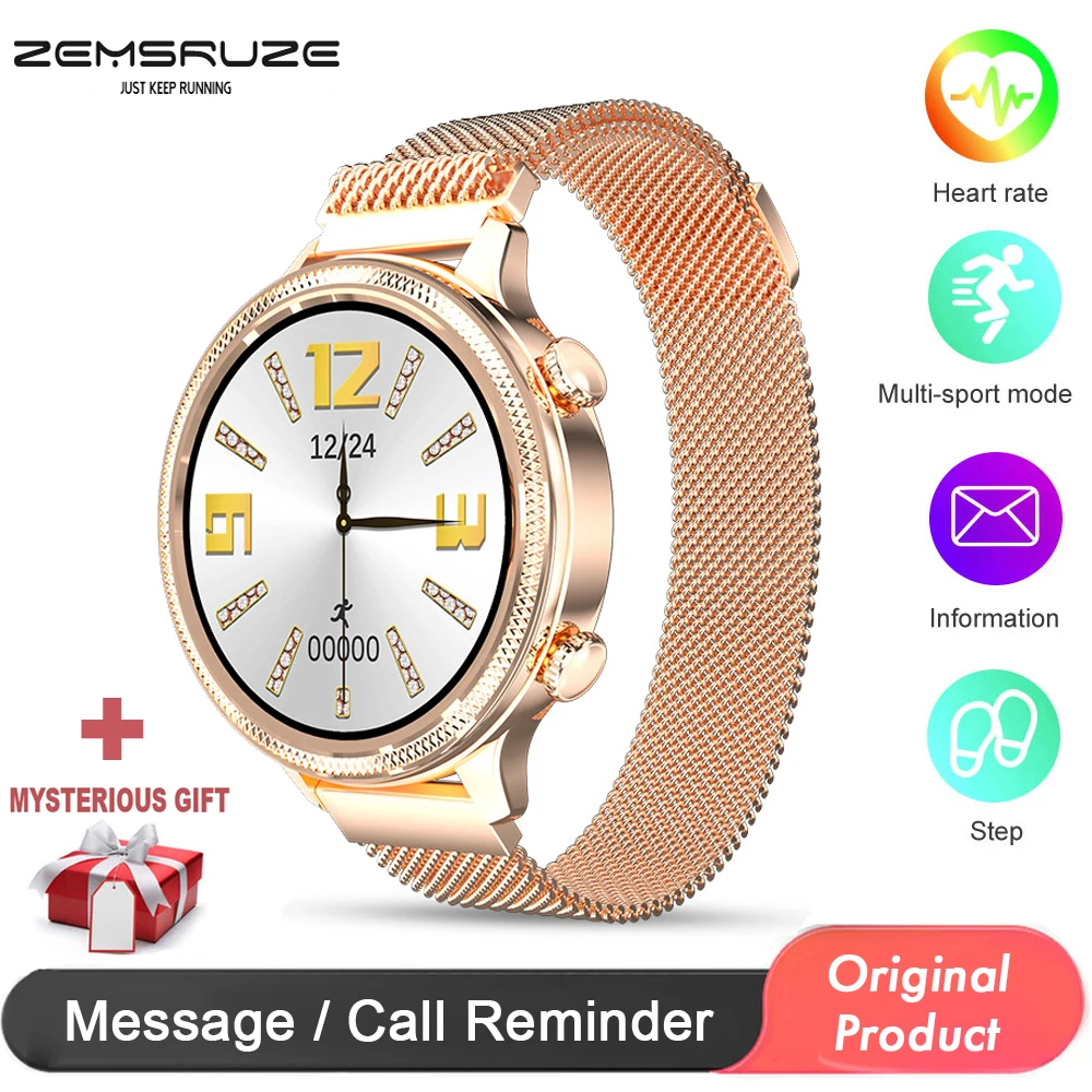 M3 Смарт часы браслет для женщин smartwatch inteligentne zegarki полный сенсорный круглый экран