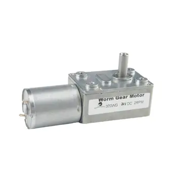 

CHANCS 370WG 24V DC 2RPM Turbine Electric Gearbox Motor With Metal Gear Reducto For Automation Equipment