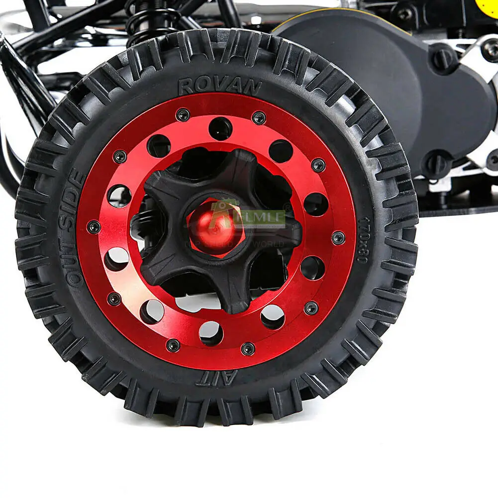 Сплав CNC внешнее кольцо Beadlock подходит для 1/5 HPI Rovan km BAJA 5B 5T 5SC