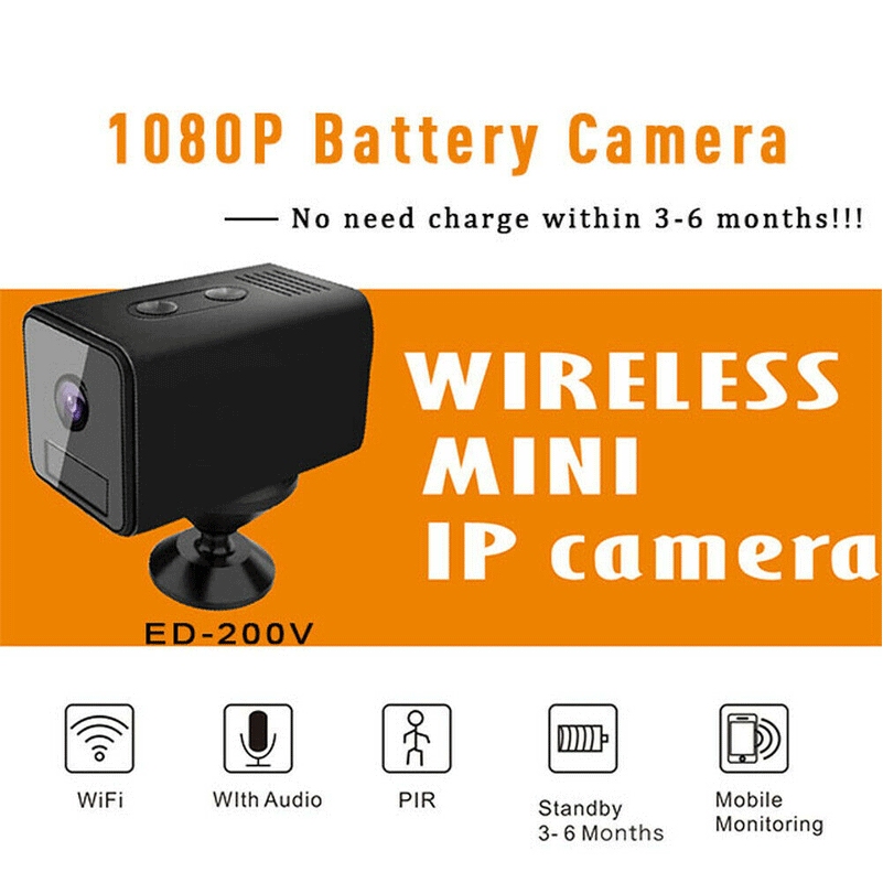 Мини HD1080P 2MP wifi камера Широкоугольный беспроводной wifi ИК Мини ip-камера режим AP Встроенный микрофон