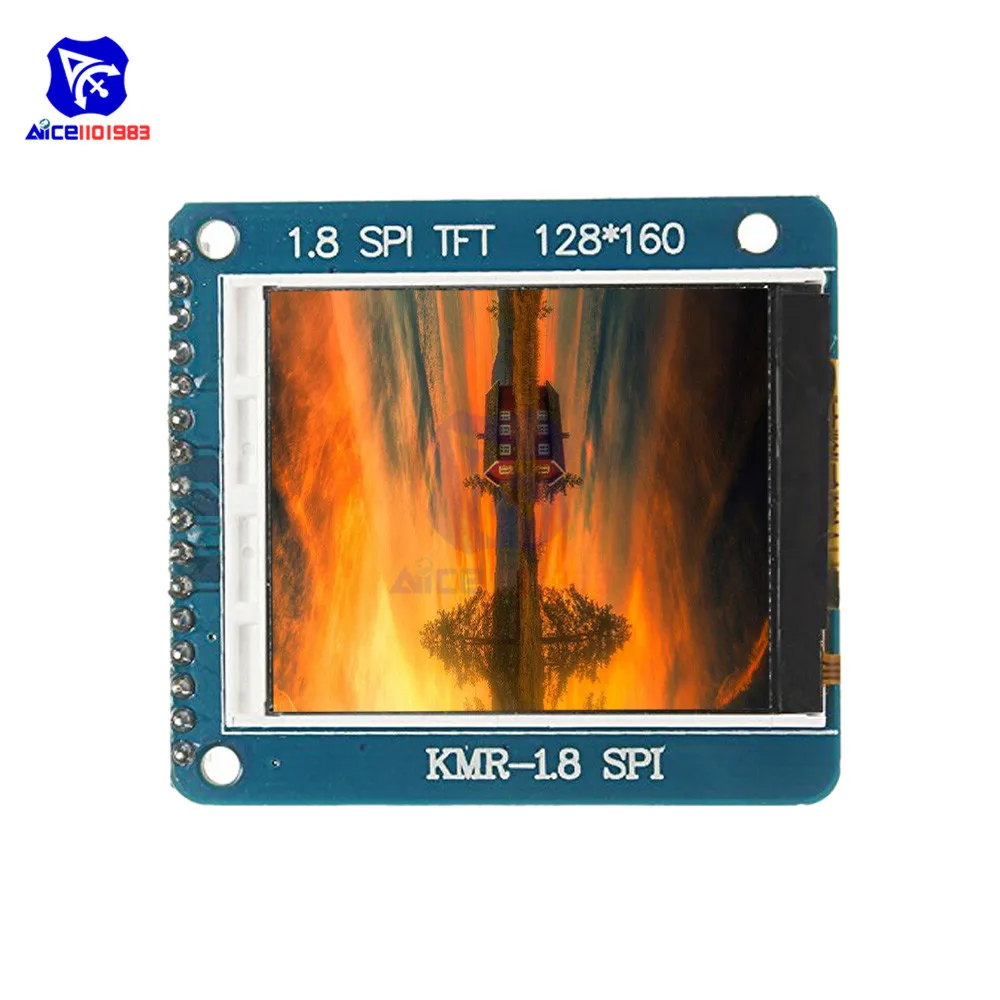 Diymore 1 8 дюйма серия SPI TFT 128x160 пикселей ЖК дисплей модуль для Arduino 51 AVR STM32|ЖК-модули| |