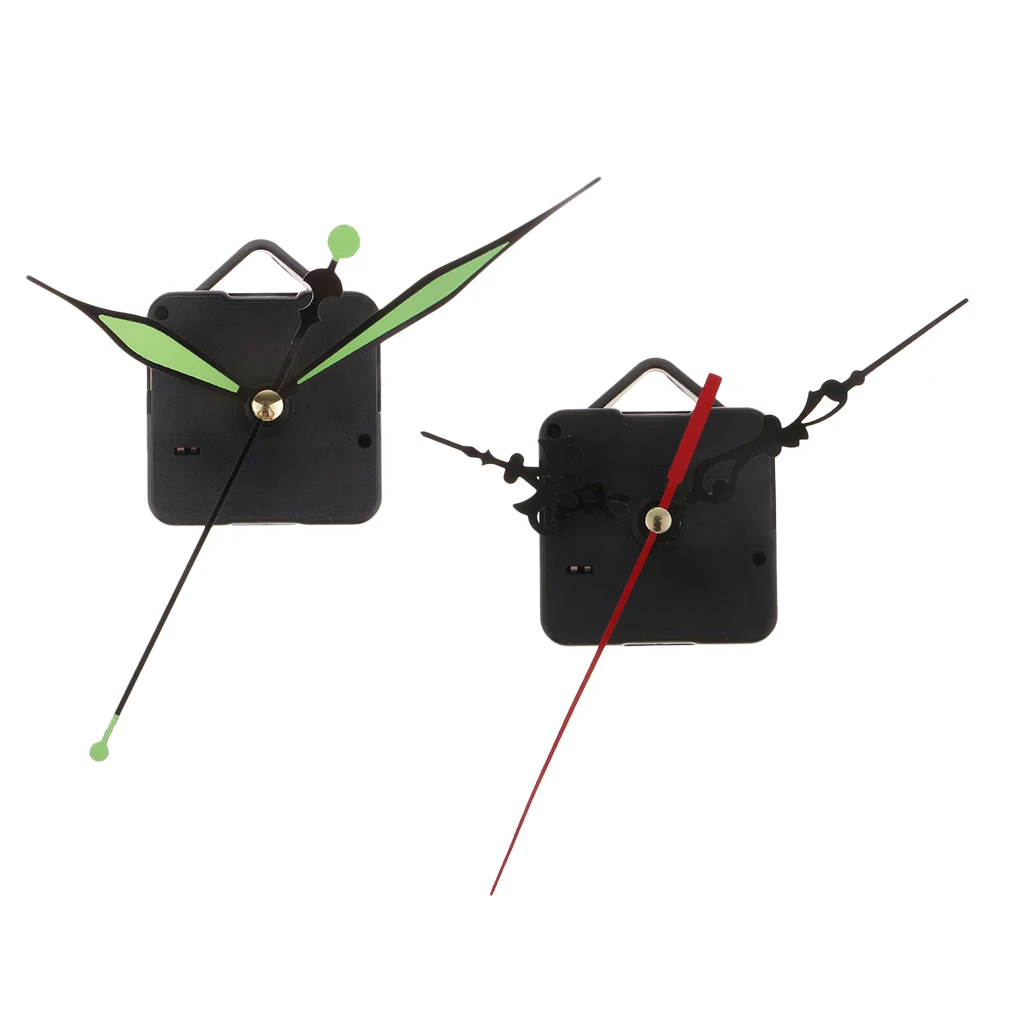 Include Hands Quartz DIY Wall Clock Movement Mechanism Battery Operated DIY Repair Parts Replacement(Including Pointers)