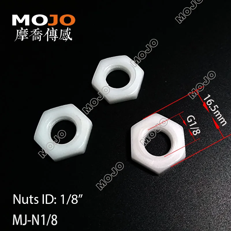 

Free shipping! MJ-N1/8 G1/8'' Thread PP material plastic nuts (100pcs/lots)