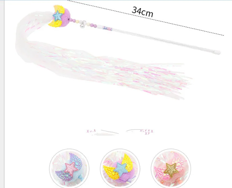 Usd1.98/pc, игрушки для домашних животных, кошек, котят, игрушки для кошек, прорезыватель, рыболовные палочки, angel star, 20 шт./лот