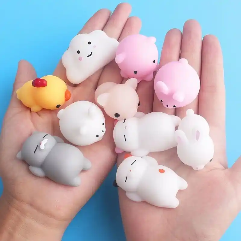cute mochi squishies kids toys animal fidget stress cute kawaii