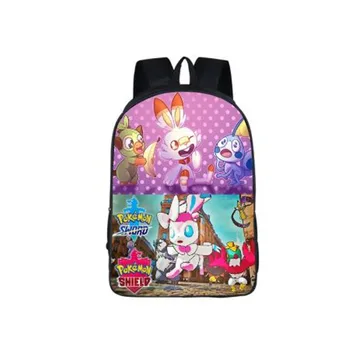 

Cute cartoon pokemon Pikachu school bags for teeenager boys girls school backpack student daypack book bags women bagpack